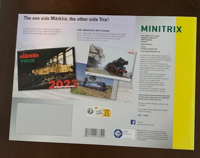 2022/23 Minitrix Train Catalog Free Shipping