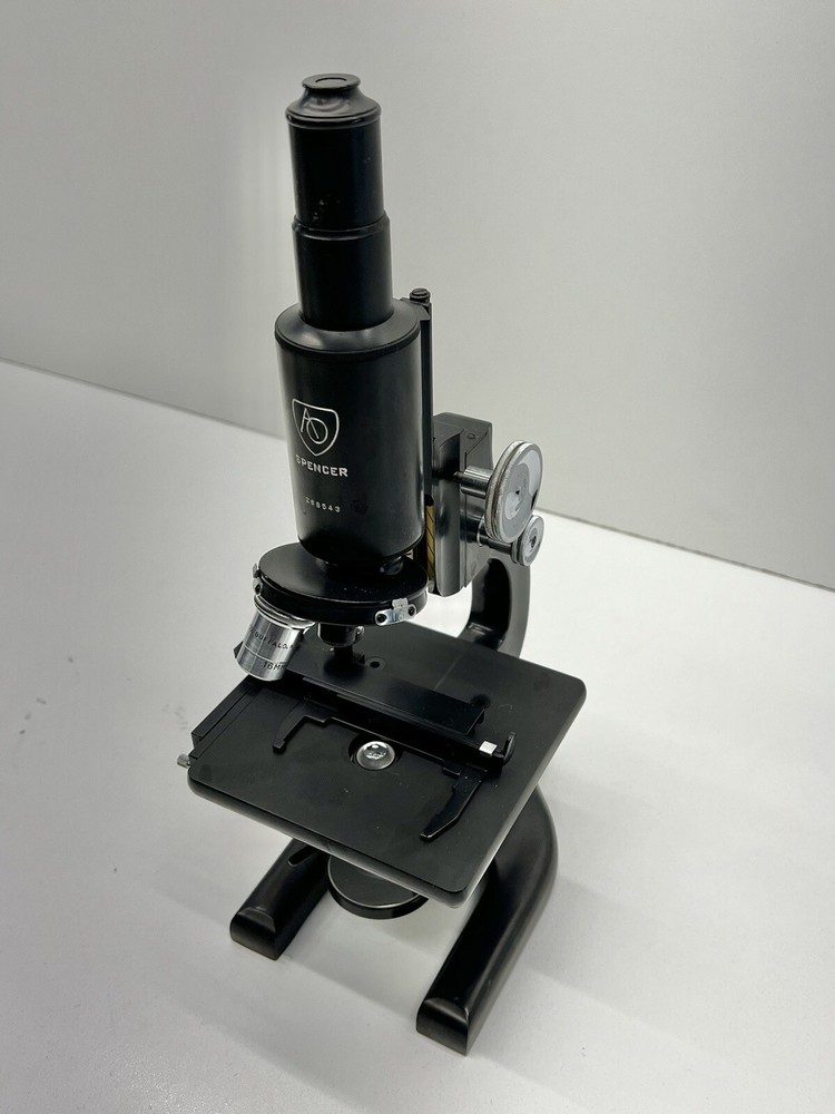 American Optical Spencer Microscope Vintage AO 1 Objectives Unknown Year
