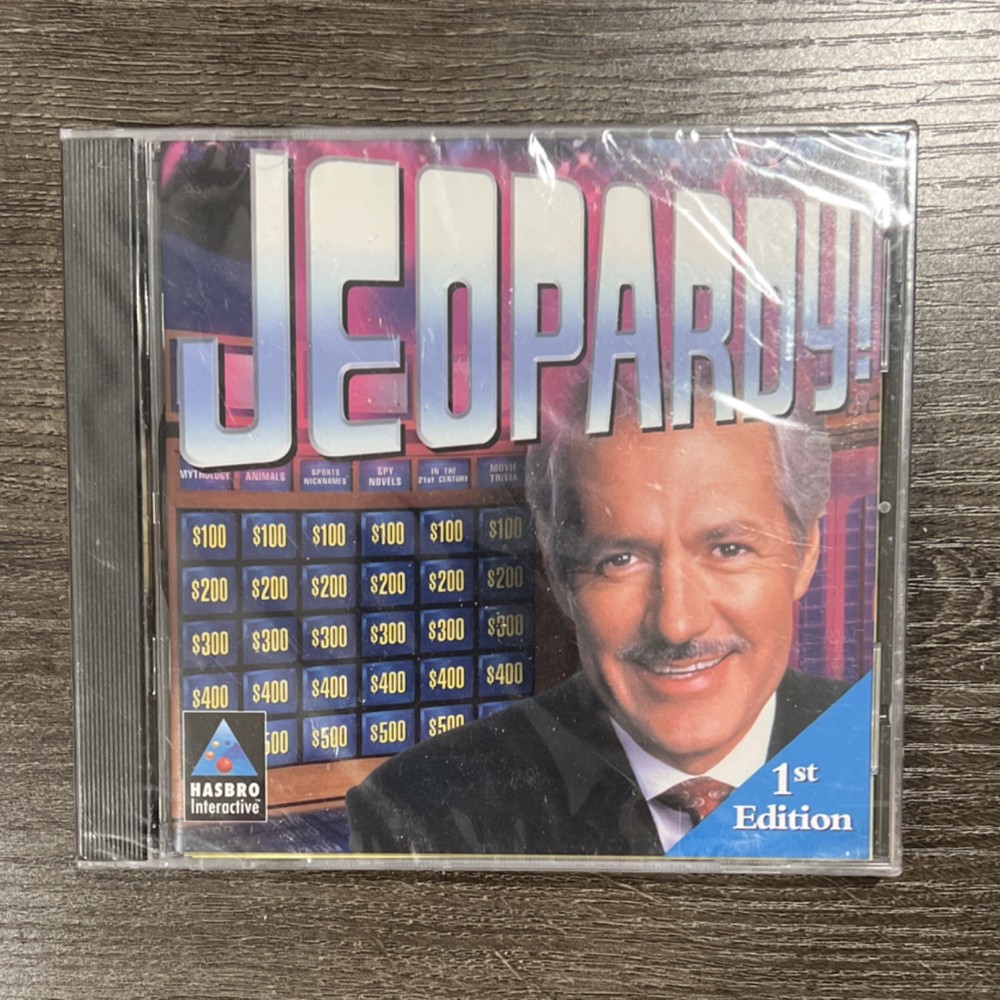Hasbro Interactive Jeopardy! 1st Edition PC Game CD-ROM Windows 95 98
