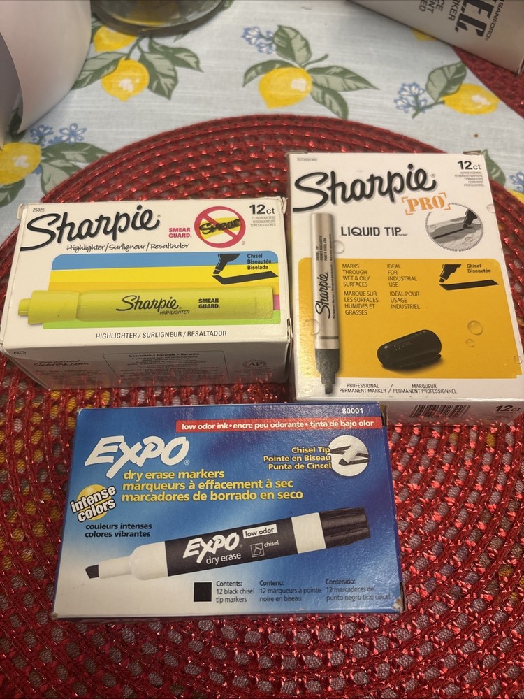 Sharpie Liquid Tip Marker Pack!  Look!!