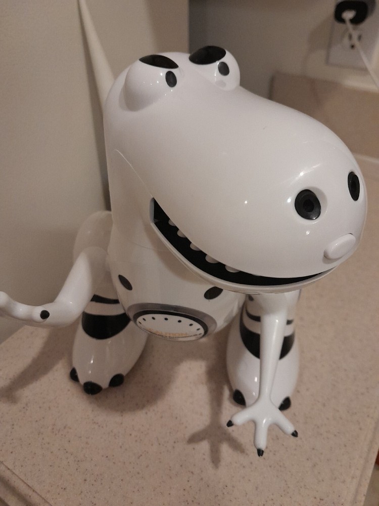 Sharper Image Interactive RC Robotosaur Dinosaur With Remote No Charger