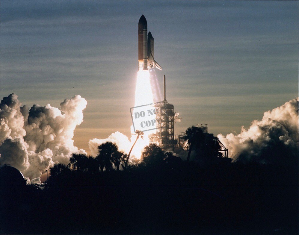 STS-60 Launch Space Shuttle Discovery 8X12 PHOTOGRAPH