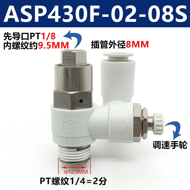 Replacement ASP430F-02-08S Speed Control Valve