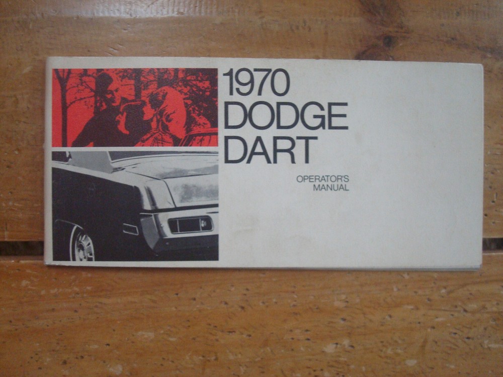 1970 Dodge Dart Operator's Manual.