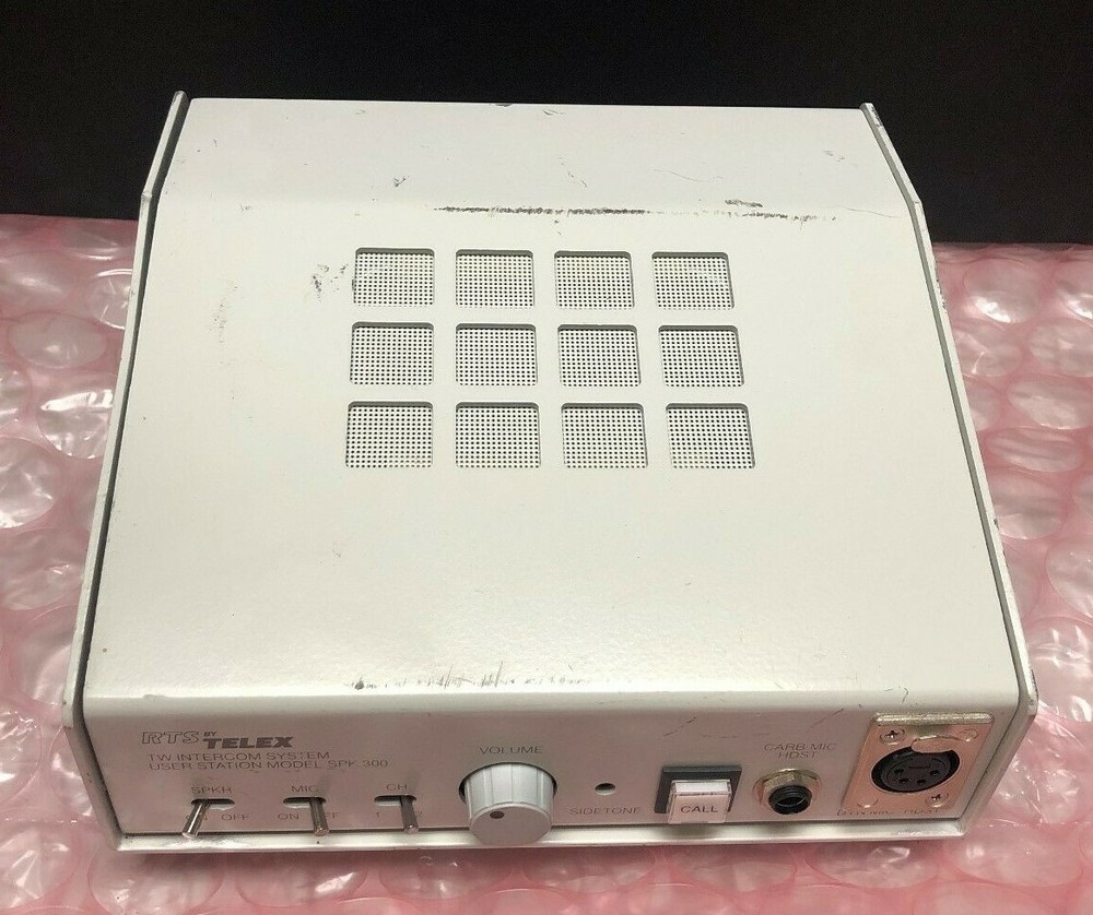 TELEX SPK300L USER STATION MODEL SPK300 INTERCOM SYSTEM