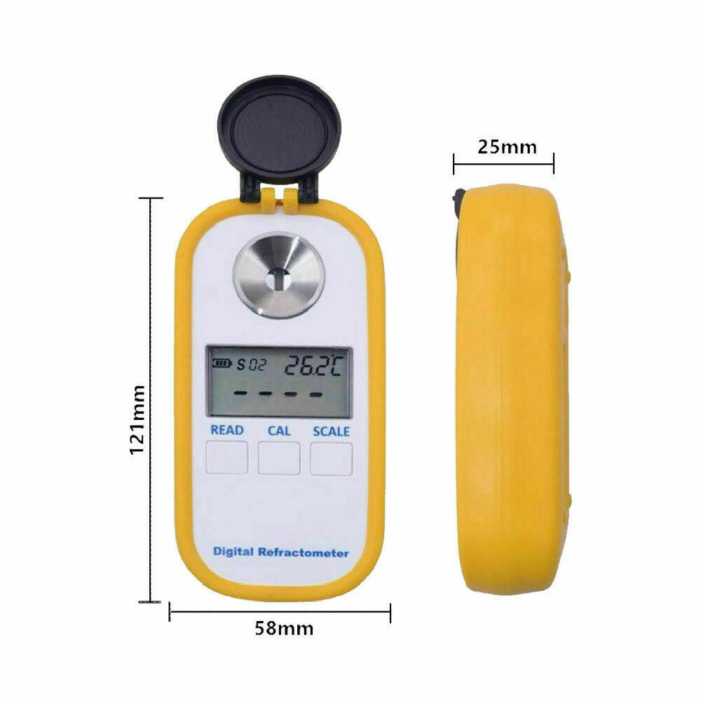 Digital Brix Refractometer Coffee Sugar Juice Honey Beer TDS Brix Concentration