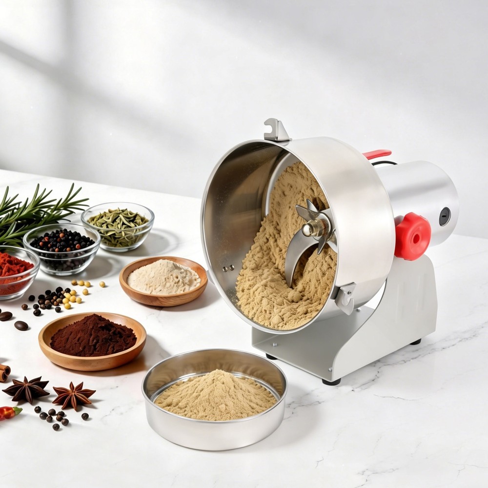 2000g Electric Herb Grinder Grain Crusher Pulverizer  Machine Stainless