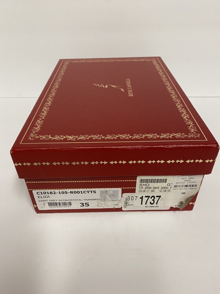 Rene Caovilla Empty Shoe Gift Storage Box