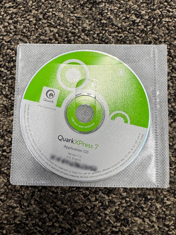 QuarkXPress 4 6 7 8 w/Serial Number & Activation Code Page Layout Software Quark