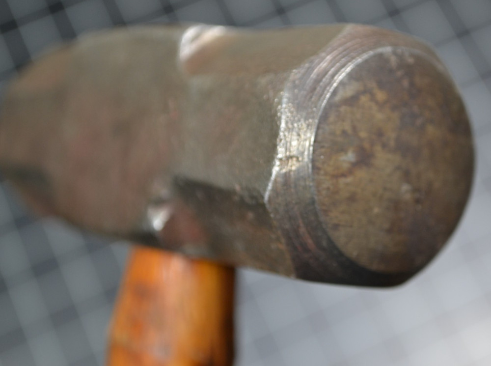 WARREN-TEED #84 - DOUBLE FACE ENGINEERS' HAMMER - 2 1/2# - ORIGINAL HANDLE
