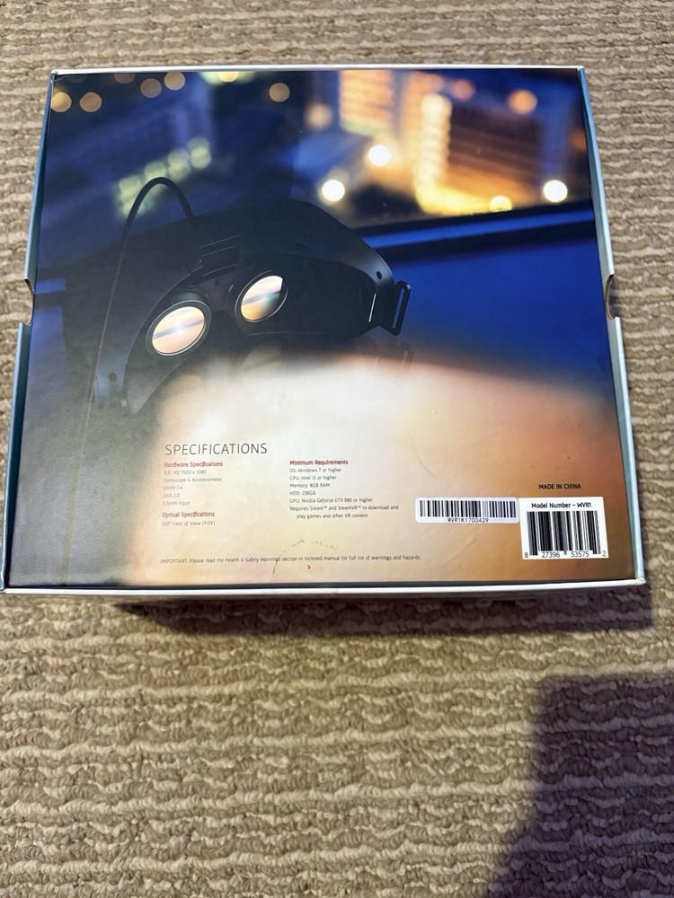 VR Tek PC Virtual Reality Headset WVR1