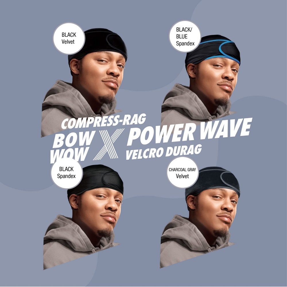 RED Premium Bow Wow X Power Wave Durag, 360 Wave Compression Cap for Men & , ...