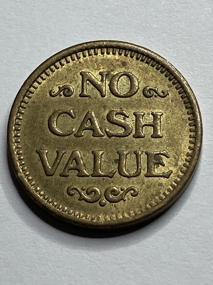 Alert Amusement Arcade Game Token 20mm #ry1