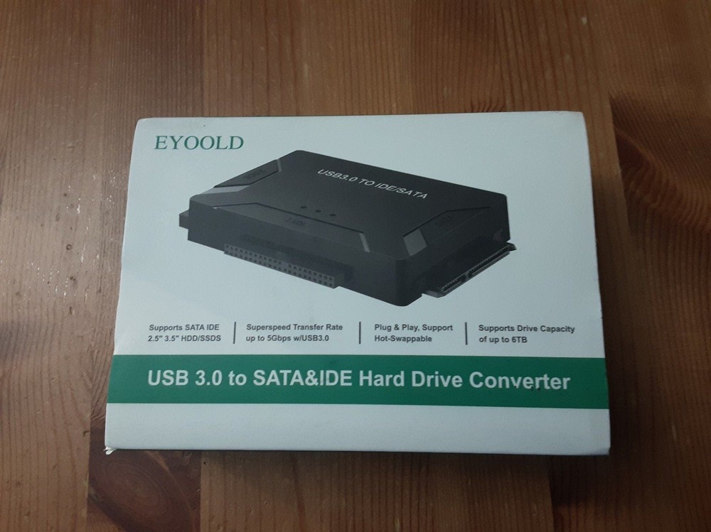 USB 3.0 to IDE & SATA Hard Drive Converter