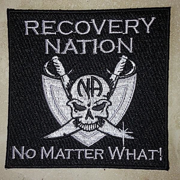 Narcotics Anonymous RECOVERY NATION Patch - 3.5" Square