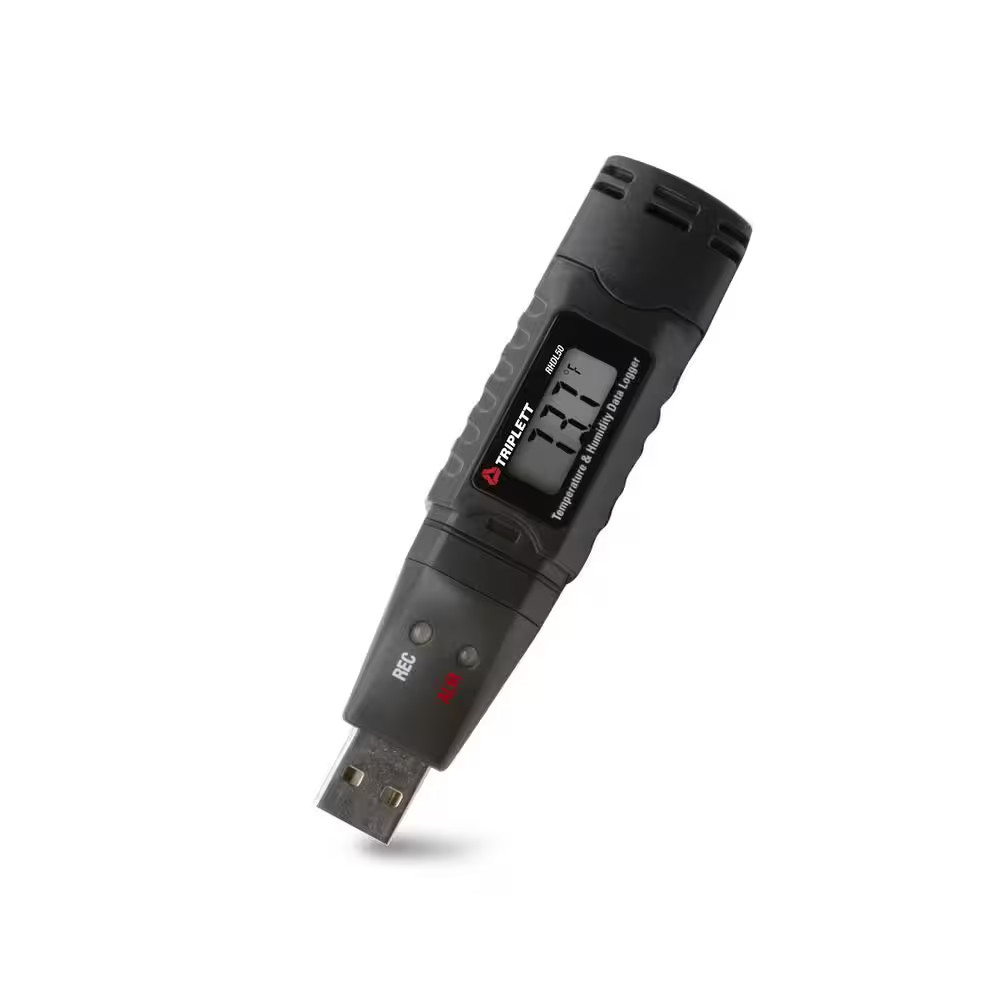 Temperature and Humidity Datalogger with LCD, USB