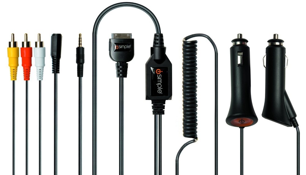 ISIMPLE IS79 PLUG & PLAY IPOD/IPHONE INTERFACE W/ CHARGER INPUT & VIDEO ADAPTER