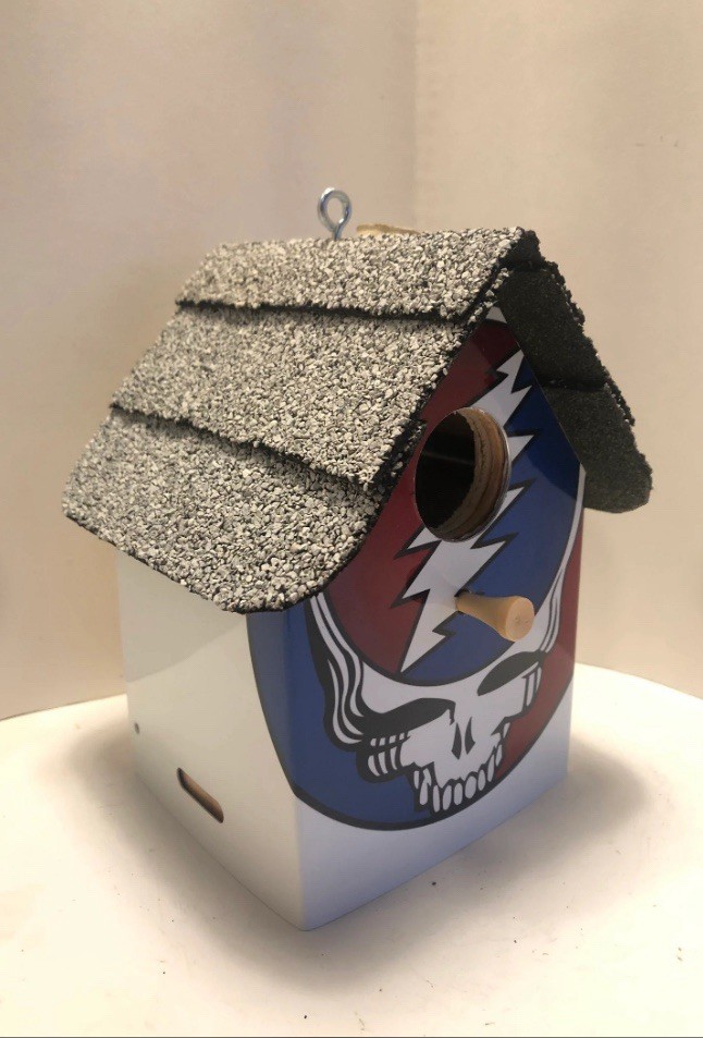 Grateful Dead License Plate Birdhouse