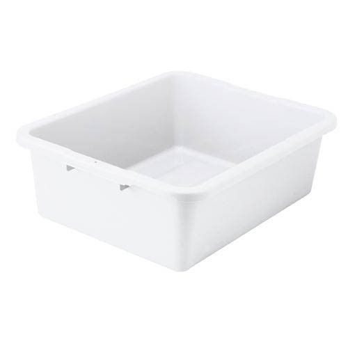 Winco PLW7W White Heavy Duty Dish Box