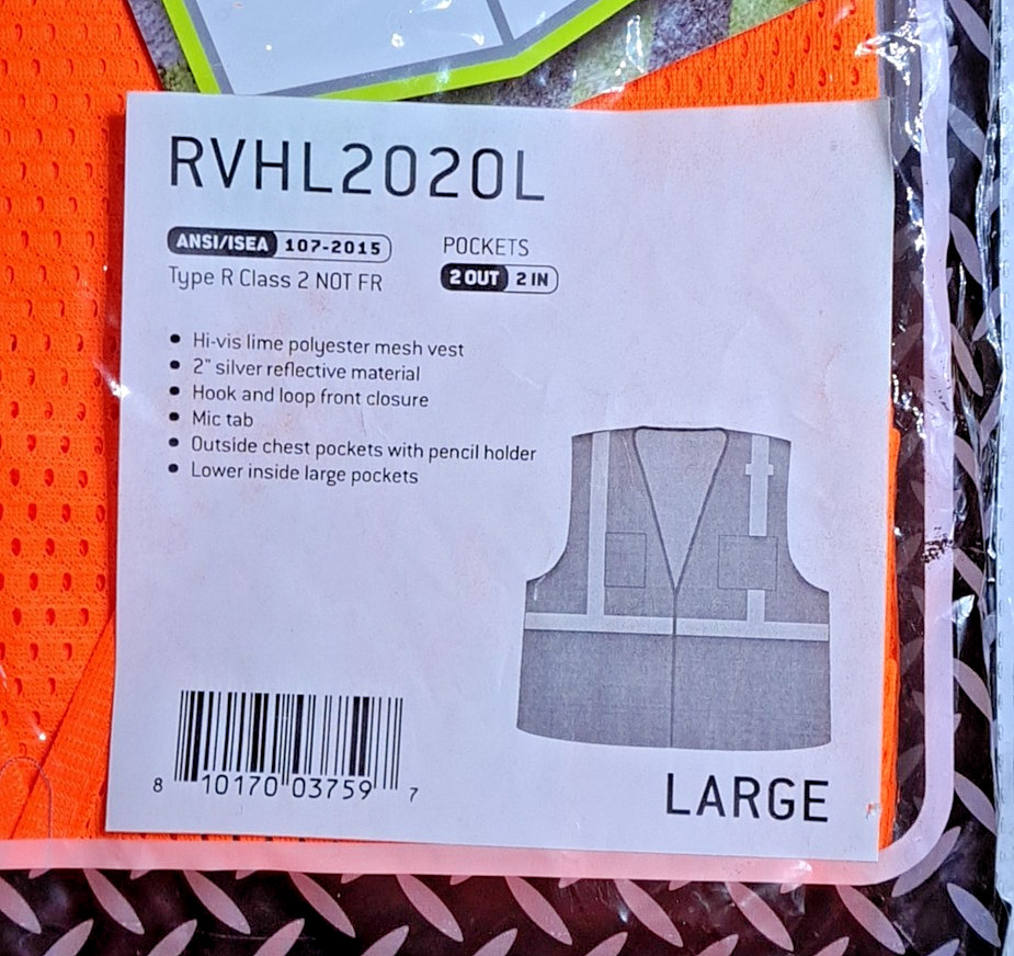 Hi-vis Polyester Mesh Vest