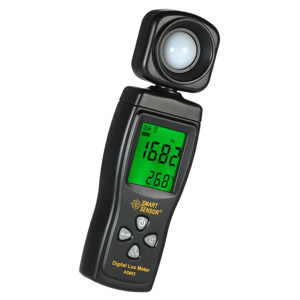 1-SMART SENSOR 0-200000 Digit Meter Illuminometer Luminometer /MIN