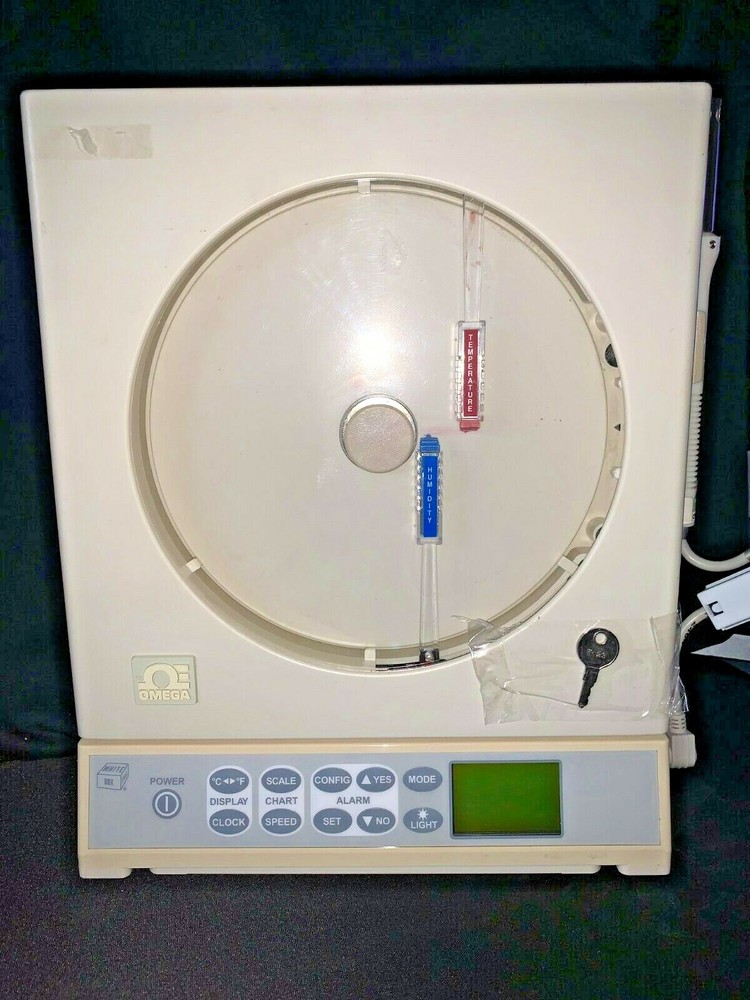 OMEGA ENGINEERING CTXL-TRH-W TEMPERATURE/ HUMIDITY CIRCULAR CHART RECORDER