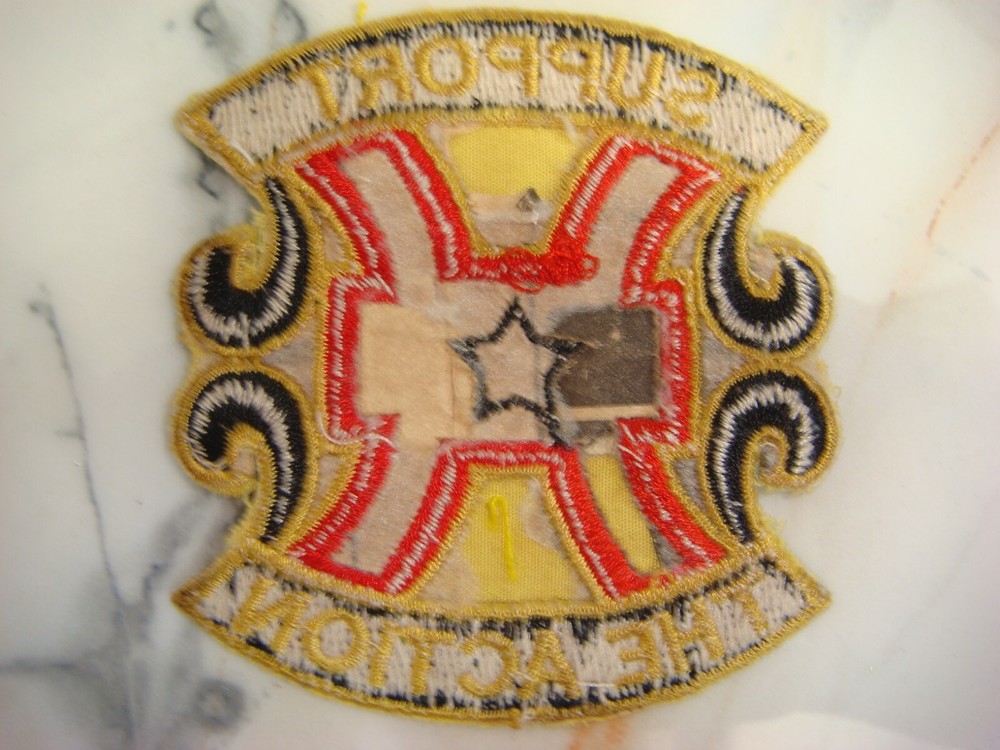 US Army 15th SUPPORT BRIGADE SUPPORT THE ACTION, VIETNAM PATCH