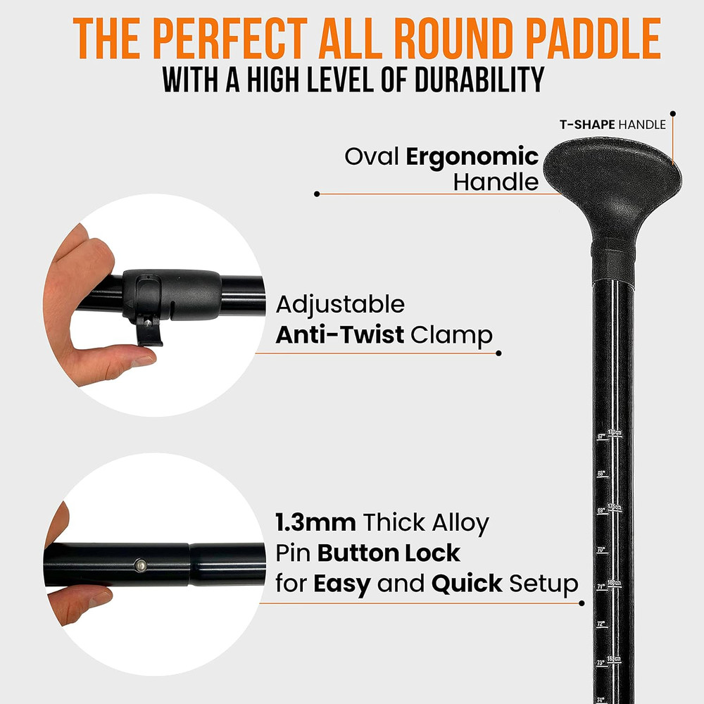 Stand up Paddle-Board Adjustable Paddle - Adjustable Water Paddle Oar for SLSUPB