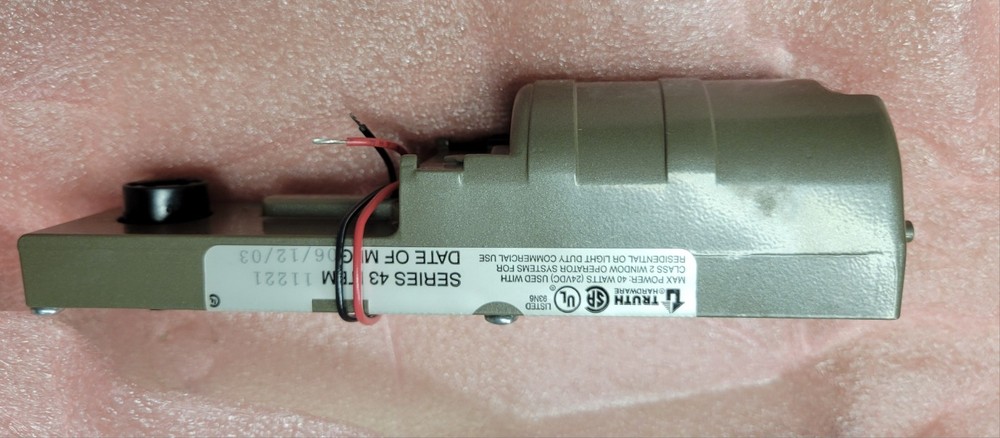 Truth Hardware Sentry 2000 motor. Includes bronze or white cover.