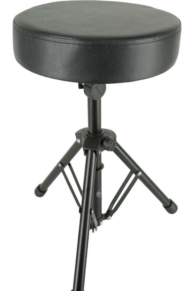 Glarry Non-adjustable Folding Percussion Drum Stool Round Seat BLEMISH