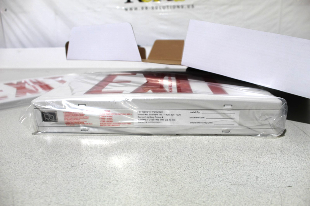 Exitronix emergency lighting WMEX-UBP-WH-G2-NI-HB