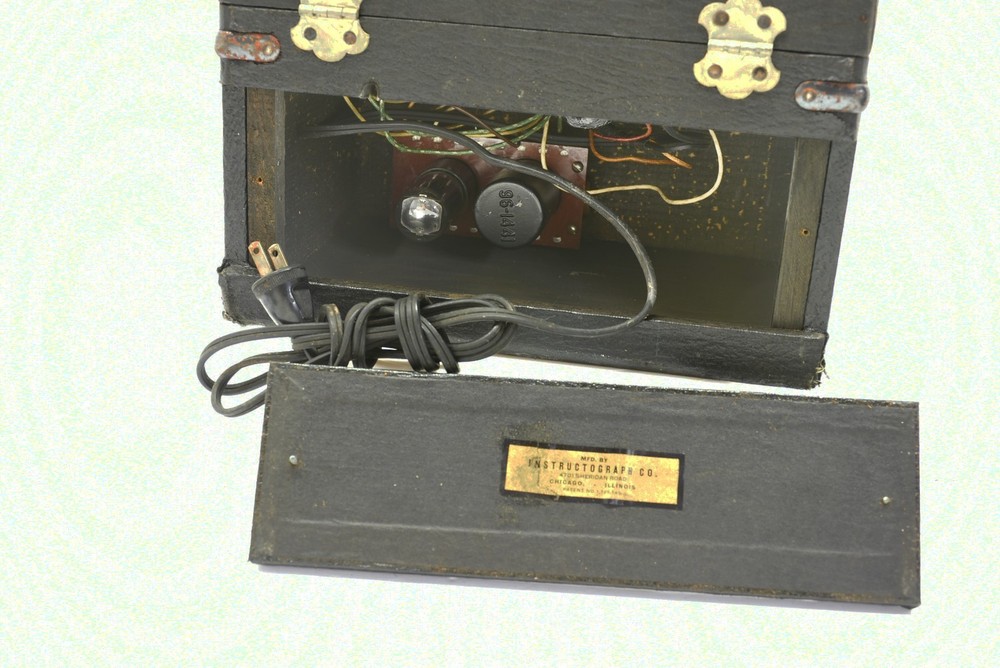 Vintage Instructograph Morse Code CW Trainer Machine + Box HAM