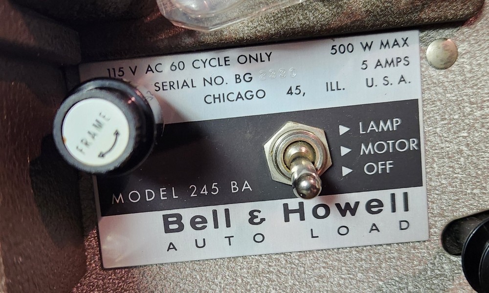 Bell & Howell Autoload Projector (Model 245 BA)