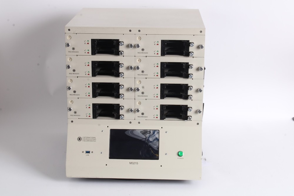 International Microsystems M3215 SATA & SAS High Speed Duplicator With Modules