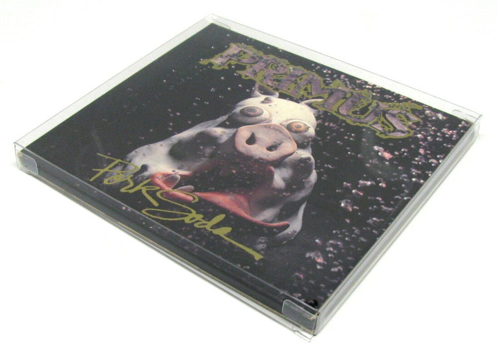 1x MUSIC CD CARDBOARD CD CASE - CLEAR PLASTIC PROTECTIVE BOX PROTECTOR SLEEVE
