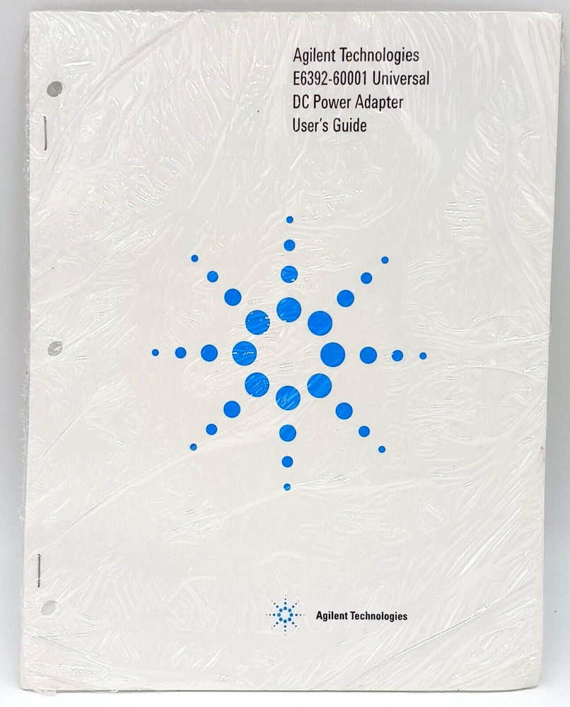Agilent Technologies E6392-60001 Universal DC Power Adapter User's Guide