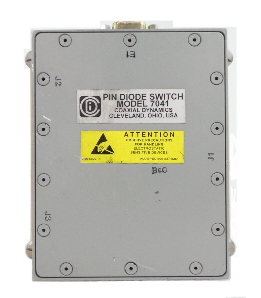 Coaxial Dynamics 7041 Pin Diode Switch RF Module Working Surplus