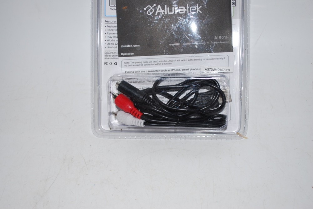Aluratek Universal Bluetooth Audio Receiver ADB1B – Tested Works Great