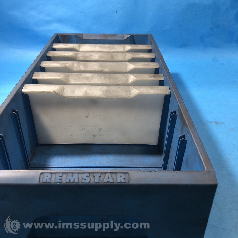 Flex Container Remstar Blue Storage Container, 5 White Dividers USIP