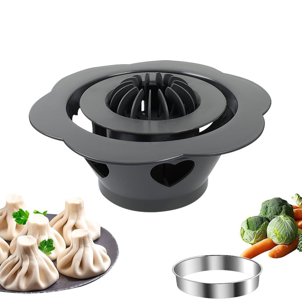 Big Dumpling Maker Momo Machine,6.57" Baozi Maker Machine Mold Food PP Kitche...