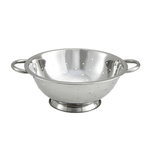 Winco COD-5 5qt Stainless Steel Round Colander