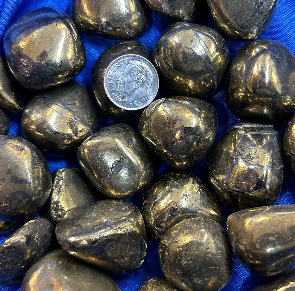 1 Piece Tumbled Chalcopyrite Average Size 30 Grams