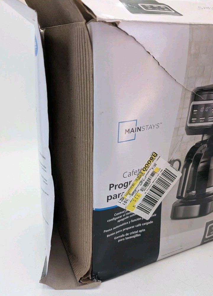 Mainstays 12-Cup Programmable Coffee Maker New in a box