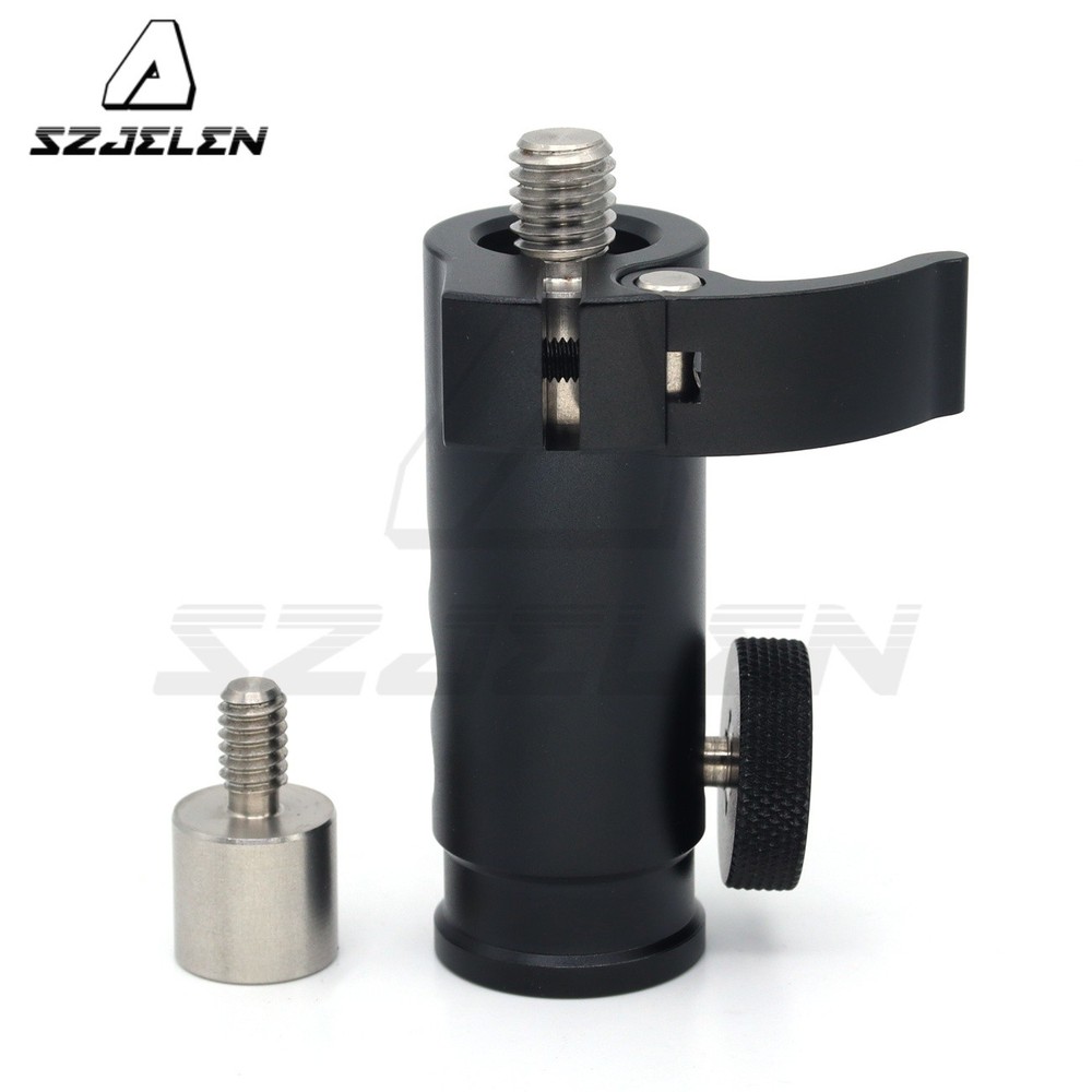 1/4" 3/8" Boom Pole Quick Release System for Magic Leg Fixed Monitor, LED Light