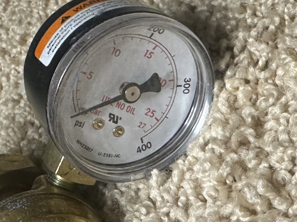 harris argon regulator Acetylene CGA-520