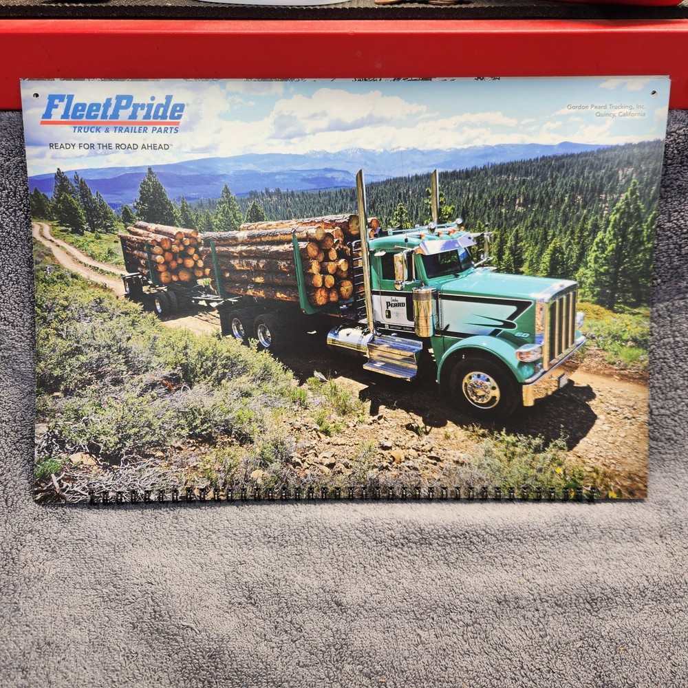 Fleetpride 2019 Calendar. Tractor Trailers. Excellent Condition.