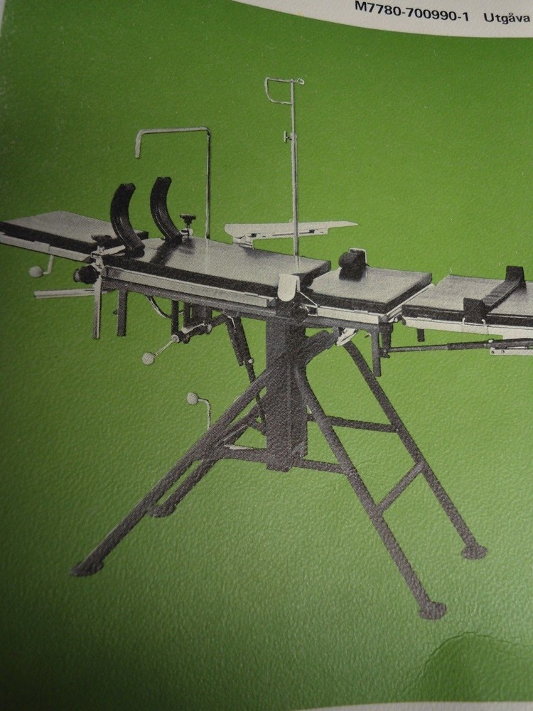 Swedish Military Portable Operating Table