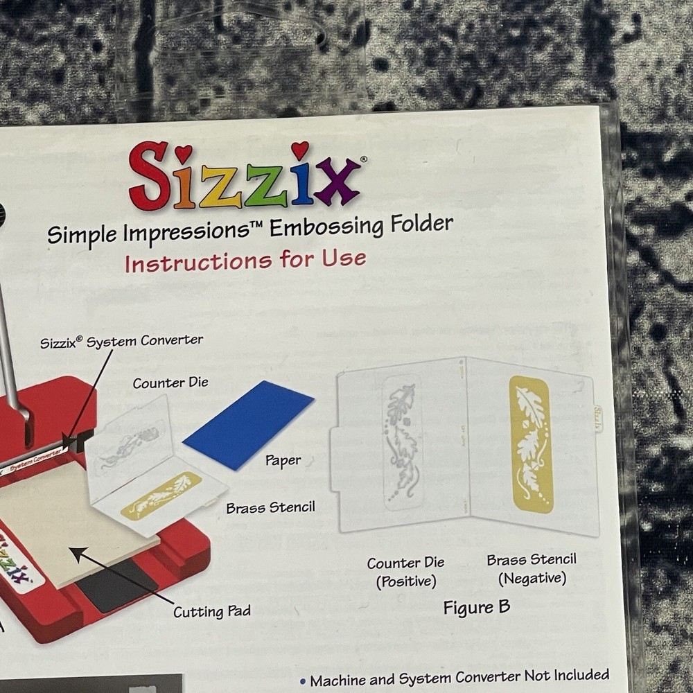 Sizzix Graduation Cap Simple Impressions Embossing Folder 2⅜x3⅜"
