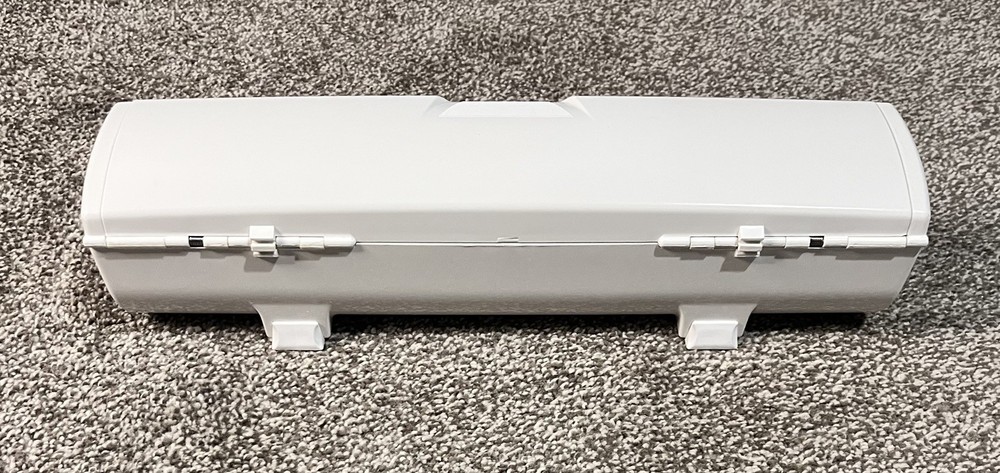 Wrapmaster WM1500 Plastic Wrap Dispenser White Single Roll with Hidden Cutter