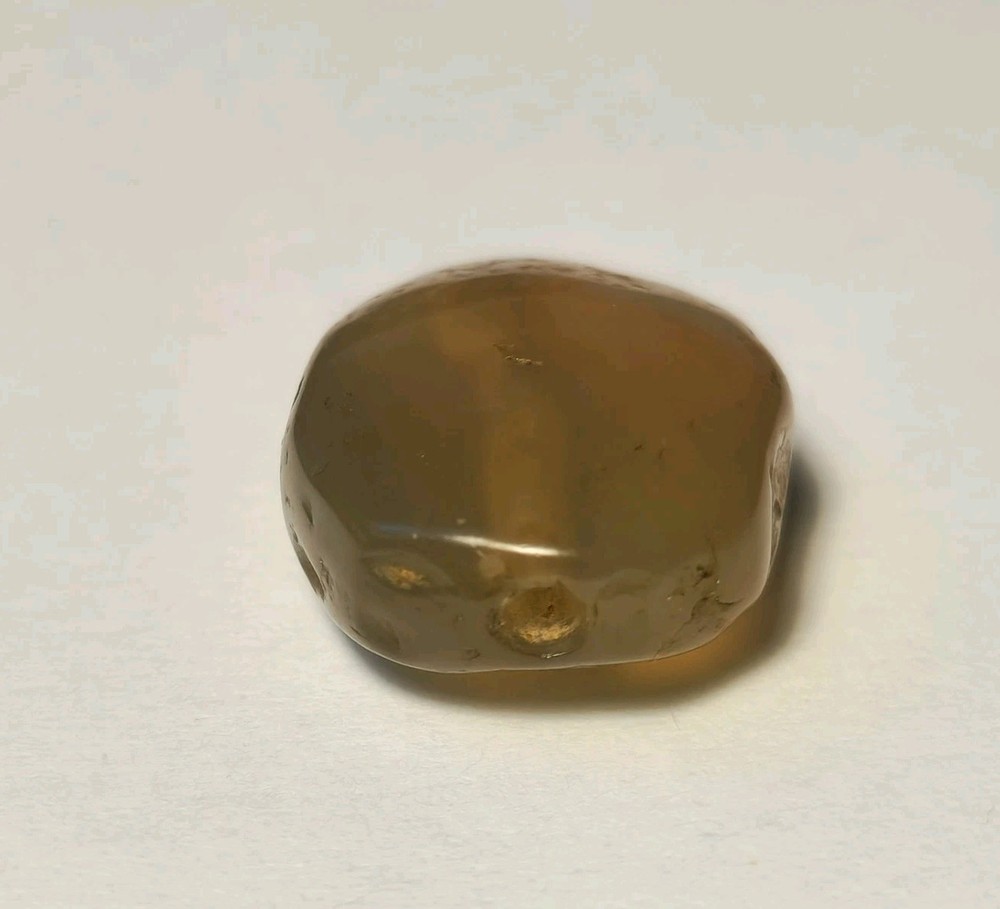 ANCIENT RARE CHALCEDONY AGATE TABULAR BEAD